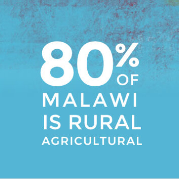 80% of Malawi is rural agricultural